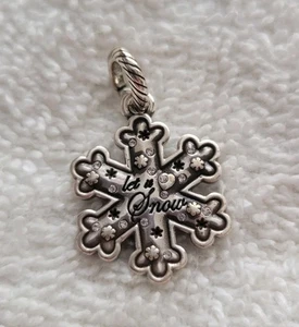 Brighton "Let It Snow" Copo de Nieve Cuelga Dije Nuevo sin Etiquetas  - Imagen 1 de 6