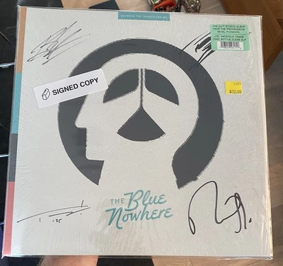 Between The Buried And Me The Blue Nowhere Indie Coke Bottle Clear 2LP SIGNED - Image 1 of 2
