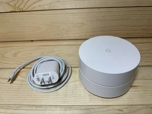 GOOGLE MESH WIFI ROUTER NLS-1304-25 WITH POWER CORD - Picture 1 of 3