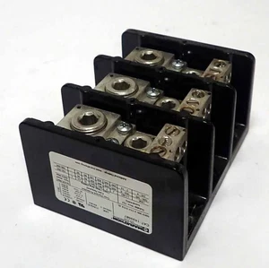 MARATHON 1433587 POWER TERMINAL BLOCK PANEL MOUNT 380A 600V AC/DC - Picture 1 of 7