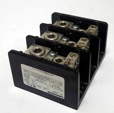 MARATHON 1433587 POWER TERMINAL BLOCK PANEL MOUNT 380A 600V AC/DC - Image 1 of 4