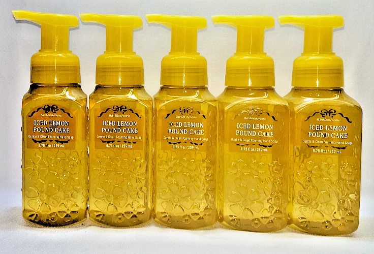 5 Iced Lemon Pound Cake Gentle Foaming Hand Soap Bath & Body Works 8.75 fl oz - Image 1 of 1