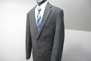 Jos A Bank Tailored Fit Blazer Wool BRRR Comfort Plaid Sports Jacket Mens 42 L - Picture 1 of 13
