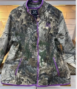 realtree camo full zip jacket girls large 12-14 - Picture 1 of 5