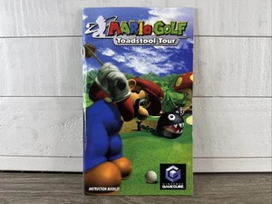 GameCube Mario Golf Toadstool Tour Booklet ONLY Quick FREE Shipping Nintendo GC - Picture 1 of 2