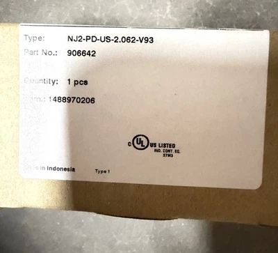NEW PEPPERL+FUCHS NJ2-PD-US-2.062-V93 NJ2PDUS2.062V93  906642 CYLINDER POSITION - Image 1 of 3