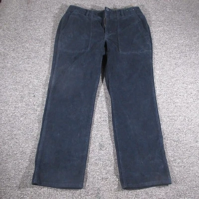Pantalones Madewell para mujer 30 azules ajustados rectos utilitarios pana ropa de trabajo informales Foto 1 de 4