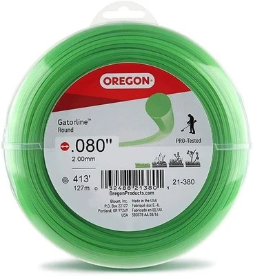 Oregon 21-380 Gatorline 1-Pound Round String Trimmer Line, .080-inches x 413- - Image 1 of 4