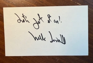 Mills Lane SIGNED 3X5 Index Card "Let's Get It On" Boxing HOF Autograph  - Picture 1 of 1