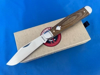 RoseCraft Blades RCT026-LBM Cumberland River Coke Bottle Light Brown Micarta D2 - Image 1 of 4