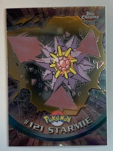 Pokemon Serie 2 #121 Starmie (B) Topps Chrome 2000 envío combinado gratuito - Imagen 1 de 2