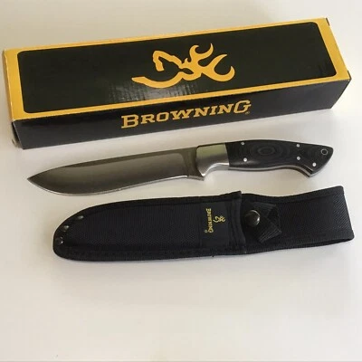 Cuchillo de supervivencia vintage Browning Alaska - Russ Kommer modelo 319 Foto 1 de 4