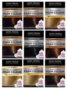 John Frieda Precision Foam Colour Hair Dye All Shades, All Number Hair Colour Uk - Picture 1 of 13