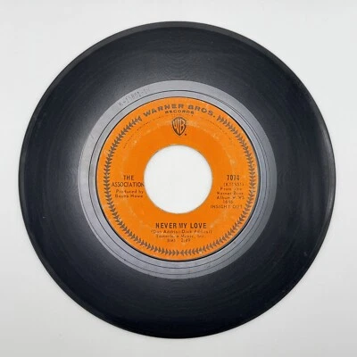 THE ASSOCIATION  Never My Love / Requiem For The Masses  original 45 from 1967 - Image 1 of 2
