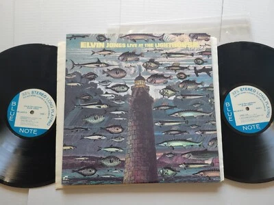 ELVIN JONES - Live at the Lighthouse 1972 BLUE NOTE Post Bop Jazz Modal 2LP Foto 1 de 4