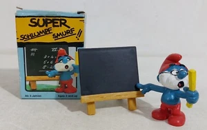 76162 Puffi Schleich n. 4.0224 - Grande Puffo Professore alla lavagna - Boxato - Picture 1 of 3
