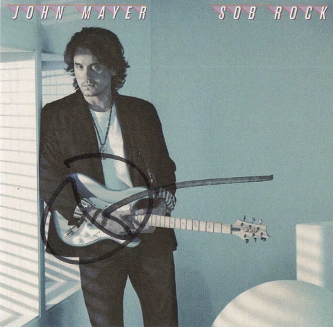 JOHN MAYER SIGNED AUTOGRAPH SOB ROCK CD BOOKLET BECKETT BAS 3 Cover