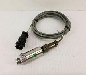 GEFRAN TPFADA-C-G-V-P03M-H-V Flush Diaphragm Pressure Transmitter w/ Cable - Picture 1 of 6