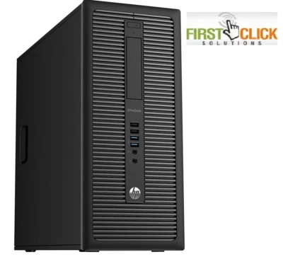 FCS HP i7 4th Gen Tower Computer PC 32GB RAM 2TB HDD/SSD Windows 10 PC WIFI - Image 1 of 4