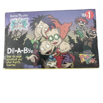RUGRATS MOVIE - Dil-A-Bye - Cassette Tape - Blockbuster Play Pak Volume 1 - New Foto 1 de 2