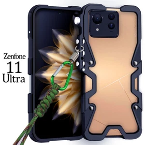 Armor Screw Aluminum Metal Frame Bumper Shockproof Case For ASUS Zenfone11 Ultra - Photo 1 sur 11