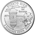 2009 D Puerto Rico Territorium Staatsviertel. Unzirkuliert aus US Mint Rolle