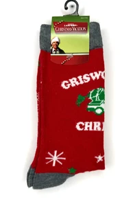 National Lampoons Christmas Vacation Crew Socks Shoe Size 8-12 Griswold Family - Picture 1 of 5