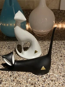 ZWEI ROYAL DUX BOHEMIA KATZEN - Bild 1 von 3