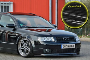 Spoilerschwert Frontspoiler aus ABS für Audi A4 B6 S-Line mit ABE Carbon Optik - Bild 1 von 3