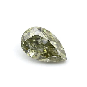 0.32 Ct Natural Fancy Color Chameleon Diamond Pear SI2 GIA Certified Rare - Picture 1 of 7