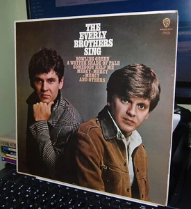 THE EVERLY BROTHERS.  "THE EVERLY BROTHERS SING"  LP UK 1967. WB LABEL. MONO. - Picture 1 of 5