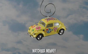 1967 Love Flower Power Peace Hippie Volkswagen Beetle Bug Christmas Ornament VW - Picture 1 of 7