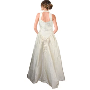 Reine Seide Märchenhaftes Hochzeitskleid Brautkleid Champagner NEU Gr.38 kl.40 - Bild 1 von 7