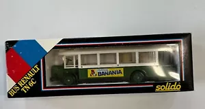 Vintage SOLIDO Bus Parisien Renault TN 6C Banania - Picture 1 of 5