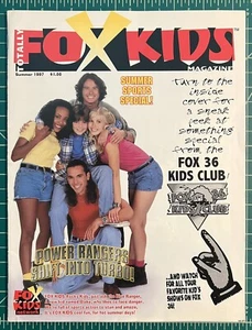 Summer 1997 Totally Fox Kids Magazine Power Rangers Turbo Goosebumps Beetleborgs - Picture 1 of 4