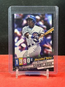 2020 Topps Series 1 Decades' Best Black Parallel #53 Sammy Sosa 149/299 MLB