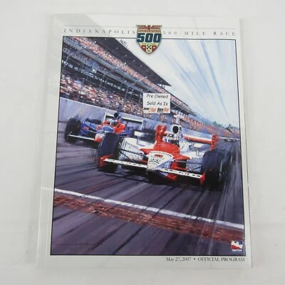 2007 Indianapolis 500 Souvenir Pre Owned Program 91st Running 500 Miles Race - Image 1 of 3