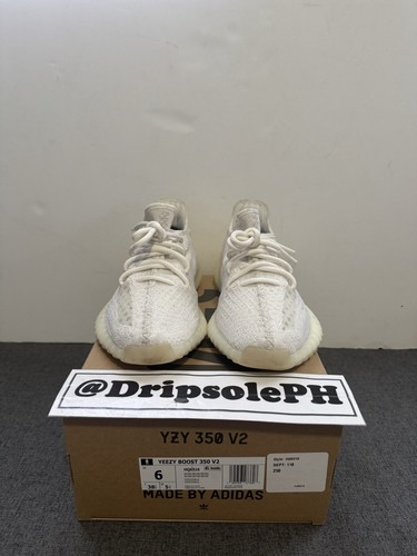 Taglia 6 Adidas Yeezy Boost 350 V2 Low Bone USATE SPEDIZIONE VELOCE