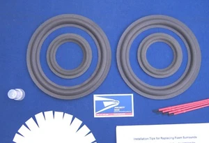 Infinity Reference Five Speaker Foam Surround Repair Kit / Woofer & Mid Refoam - Picture 1 of 1