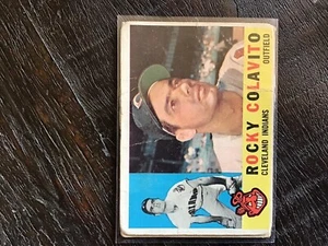 1960 Topps - White Back #400 Rocky Colavito - Picture 1 of 2
