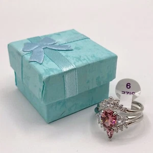 Anillo Bomb Party HALO GOGO RBP6135 Nada más que belleza púrpura rodolita 9 rodio - Imagen 1 de 6