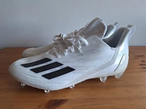 Adidas Adizero Lightweight Football Men's Cleats Size 8.5 White Black GX4049 - Picture 1 of 7
