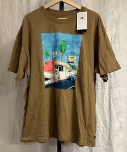 Nike SB Cartoon Skateboard Landscape Laundry/Wash Shoe T-Shirt - DR7766-258 - XL - Picture 1 of 8