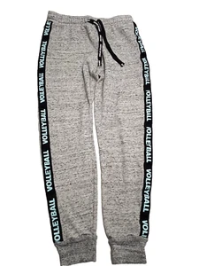 Justice Active Sport Size 12 Girls Gray Joggers Volleyball - Picture 1 of 7