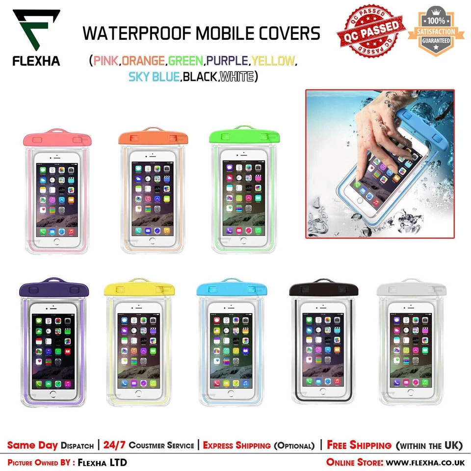 Waterproof Dry Smartphone Pouch Sealable Water-resistant Adventure phone case - Image 1 of 1
