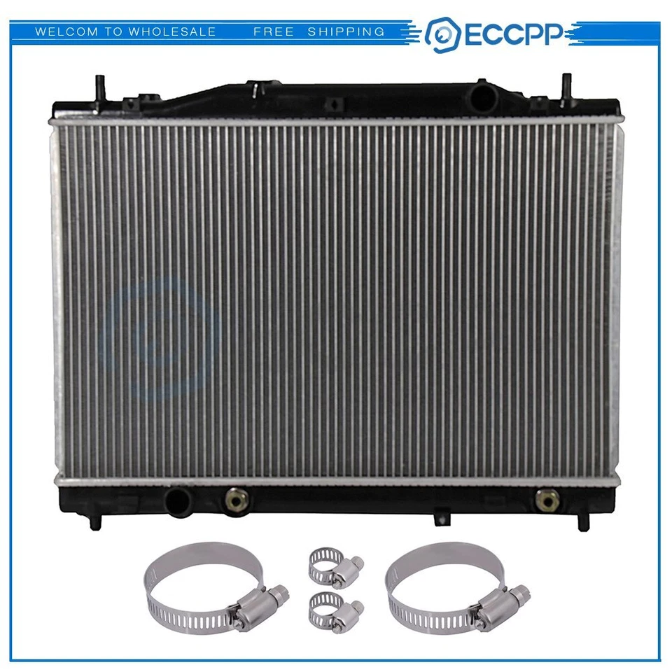 Radiator For 2004-2007 Cadillac CTS with Universal Oil Hose Clamps Kit - Изображение 1 из 4