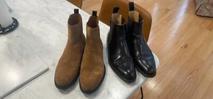Paul Smith Mens Brown Leather / Suede Chelsea Boots. - Picture 1 of 8