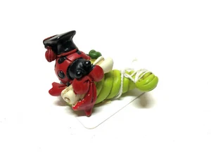Stock 24 Bomboniere Laurea Cornucopia con coccinella e cappello cm.5 (5994) - Foto 1 di 1