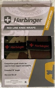 Harbinger Camouflage Knee Wraps Competition Grade Extended 78" Long - 13284 - Picture 1 of 7