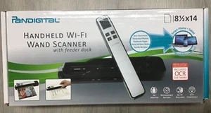 Pandigital Handheld Wi-Fi Wand Scanner S8X1103 RED with Feeder Dock - PRE OWNED - Picture 1 of 8